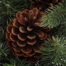 Load image into Gallery viewer, Home Accents Holiday
48 in. Winslow Fir Battery Operated Pre-Lit LED Artificial Christmas Wreath with 436 Tips and 120 Warm White Lights