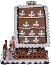 Load image into Gallery viewer, Kurt S. Adler 10 Inch Clay Paste LED Gingerbread House Table Piece
